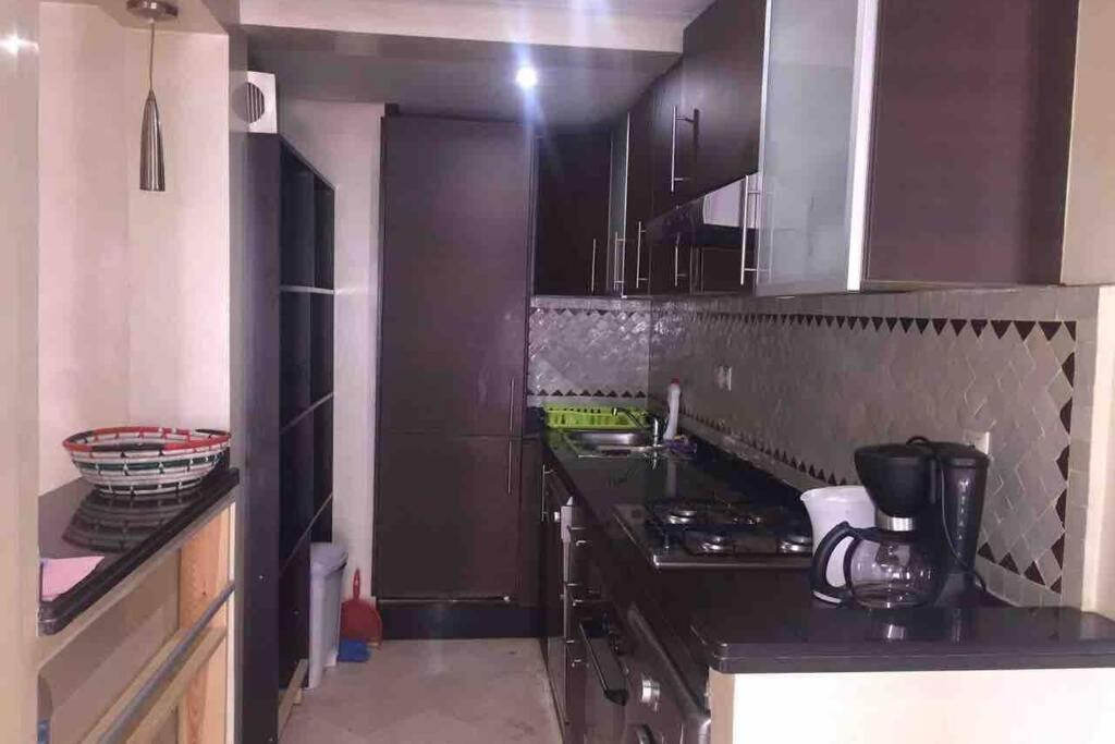 Appartement Tout Confort Avec Possibilite Transport Aeroport Marrakesh Exterior foto